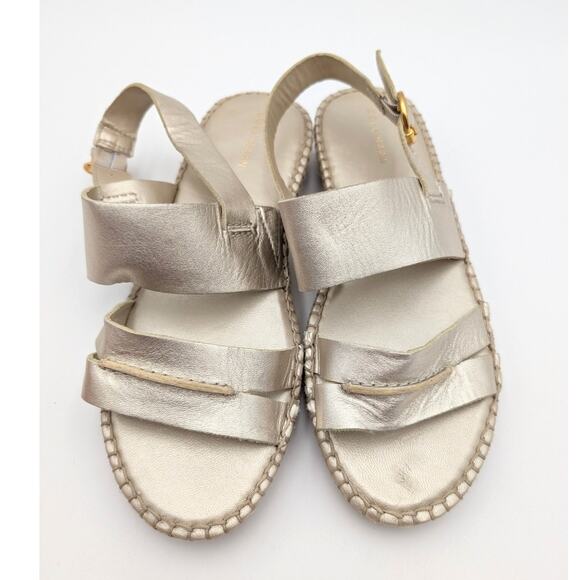 Cole Haan Cloudfeel Tilden Ankle Strap Sandal Women's Gold Size US8B EU38.5 - Picture 2 of 11